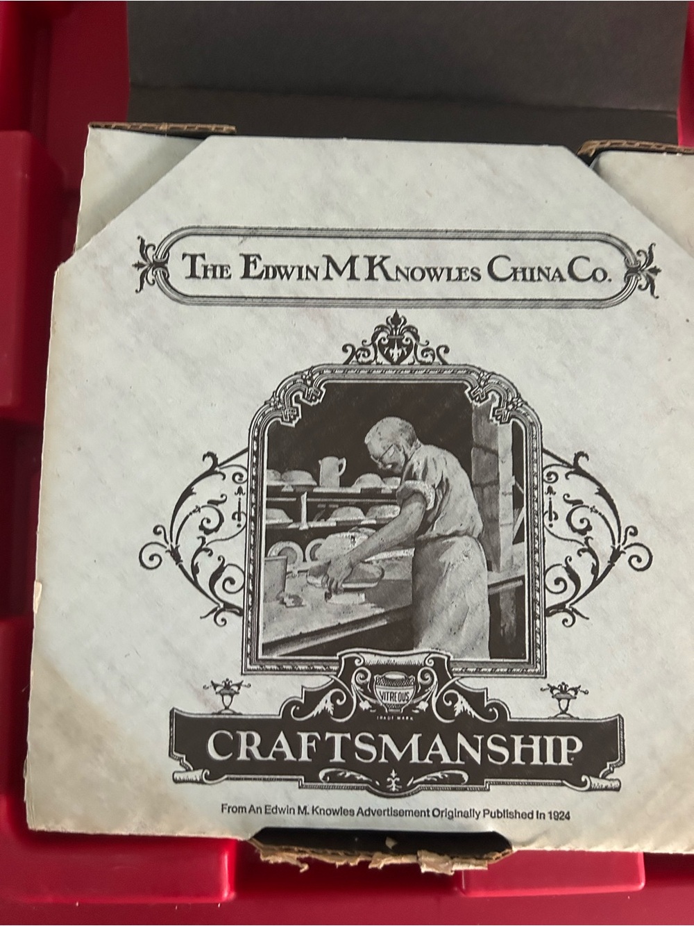 Edwin M. Knowles Craftsmanship Vintage-Inspired Bradford exchange